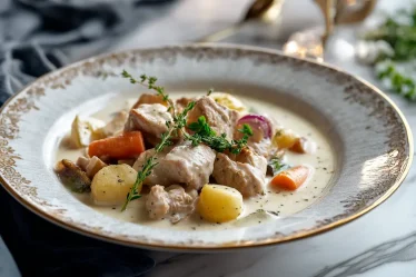 recette Blanquette de veau traditionnelle à l’ancienne