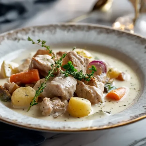 recette Blanquette de veau traditionnelle à l’ancienne