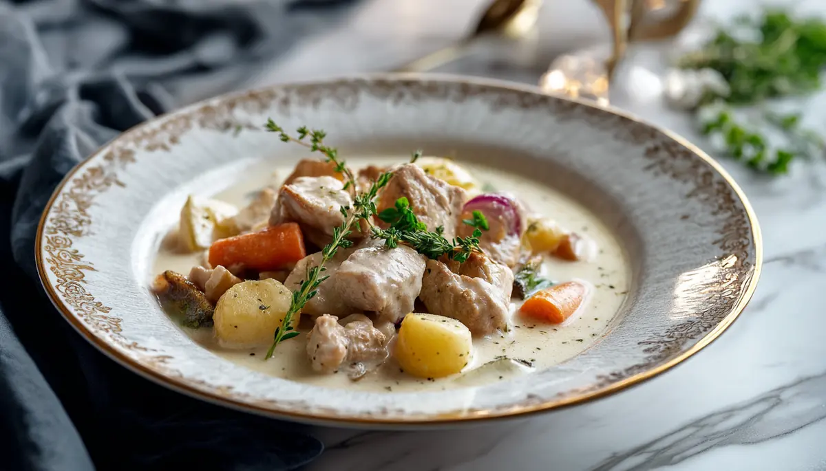 recette Blanquette de veau traditionnelle à l’ancienne
