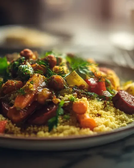 recette Couscous royal aux légumes et merguez